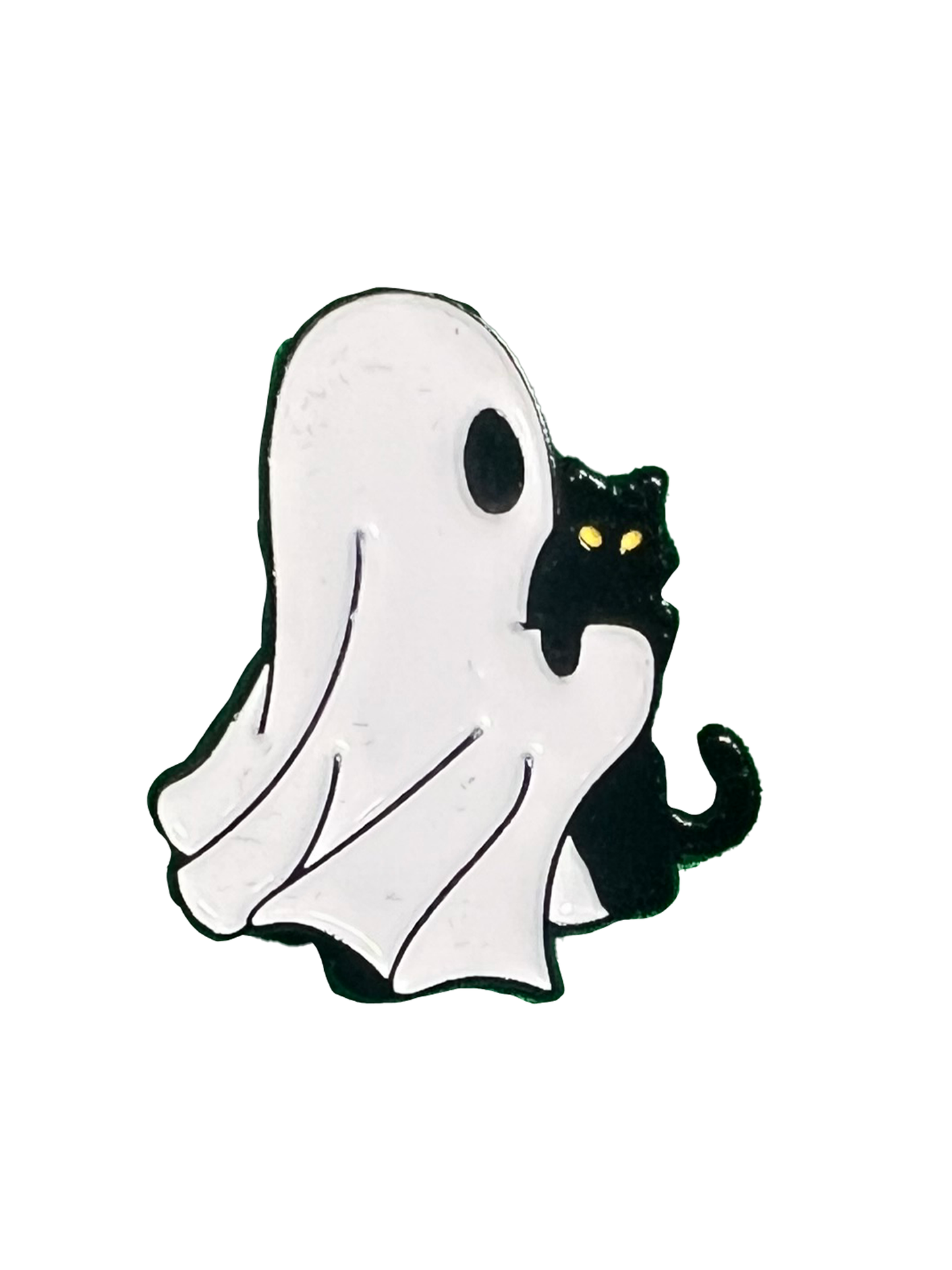 Ghost Cat Pin