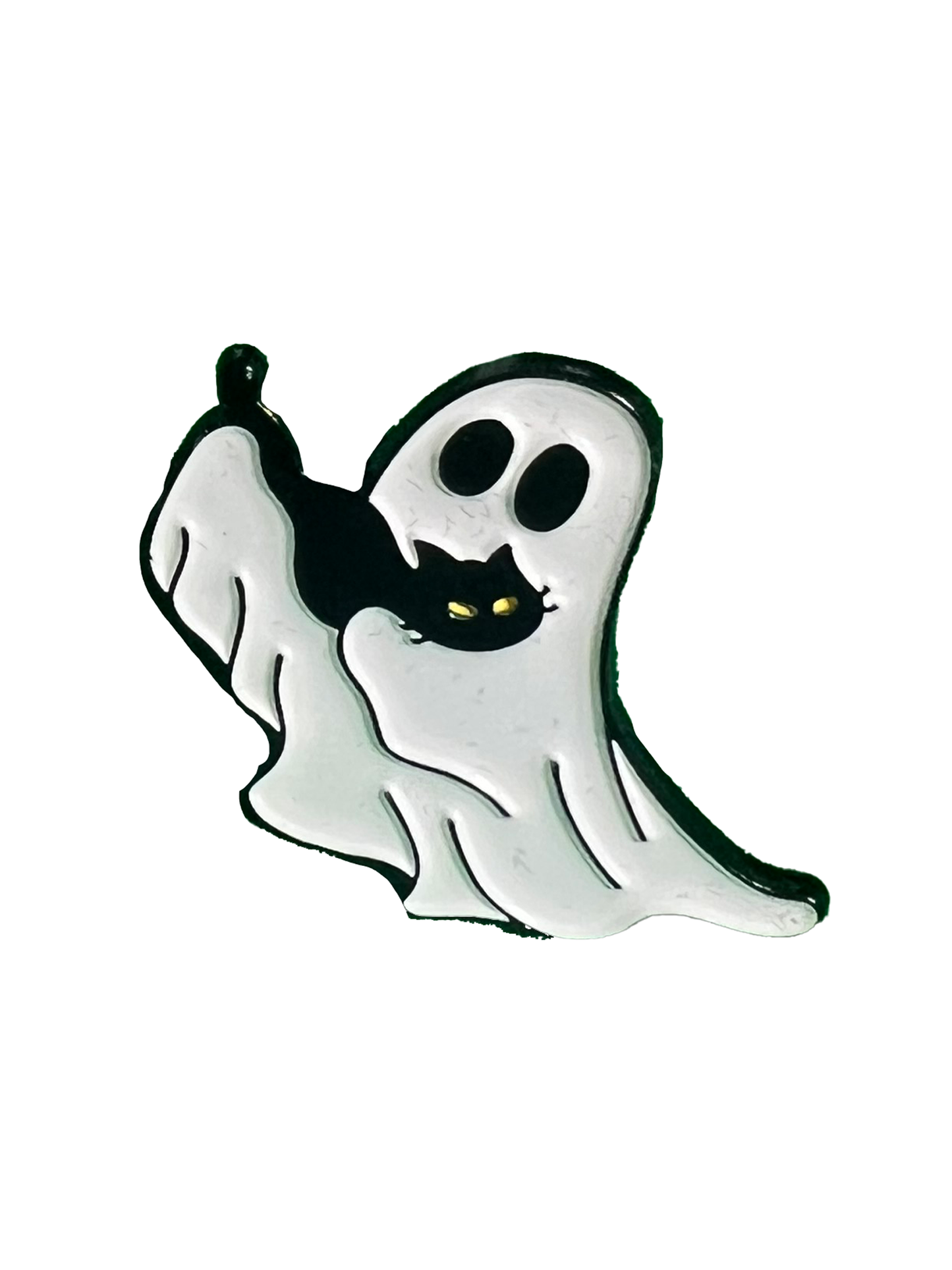 Ghost Cat Pin