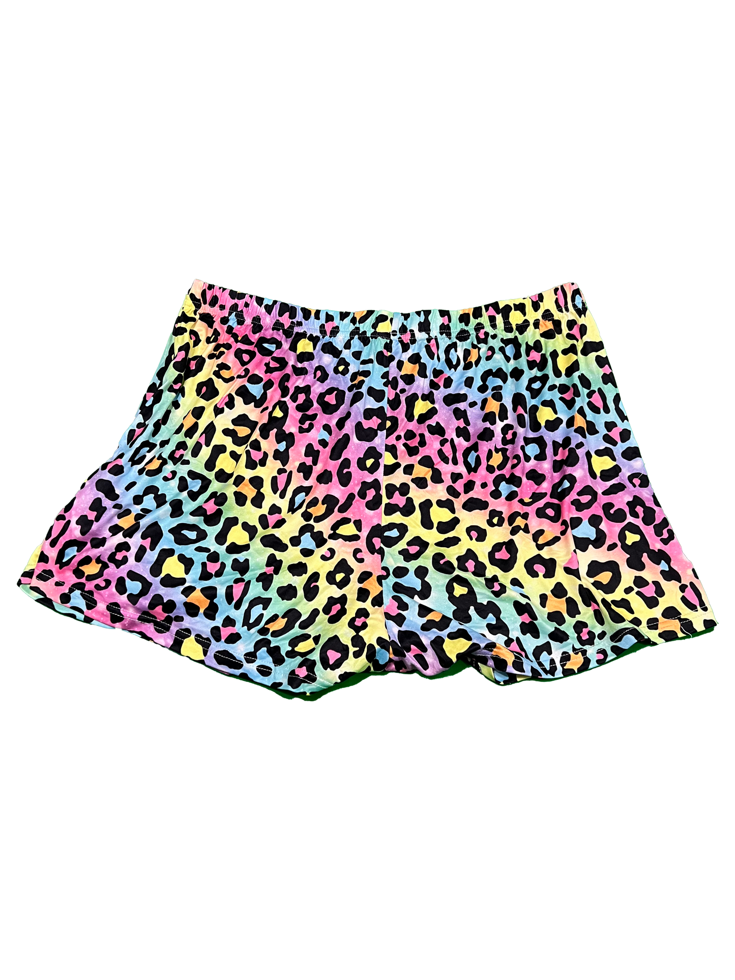 Rainbow Cheetah Sleep Shorts