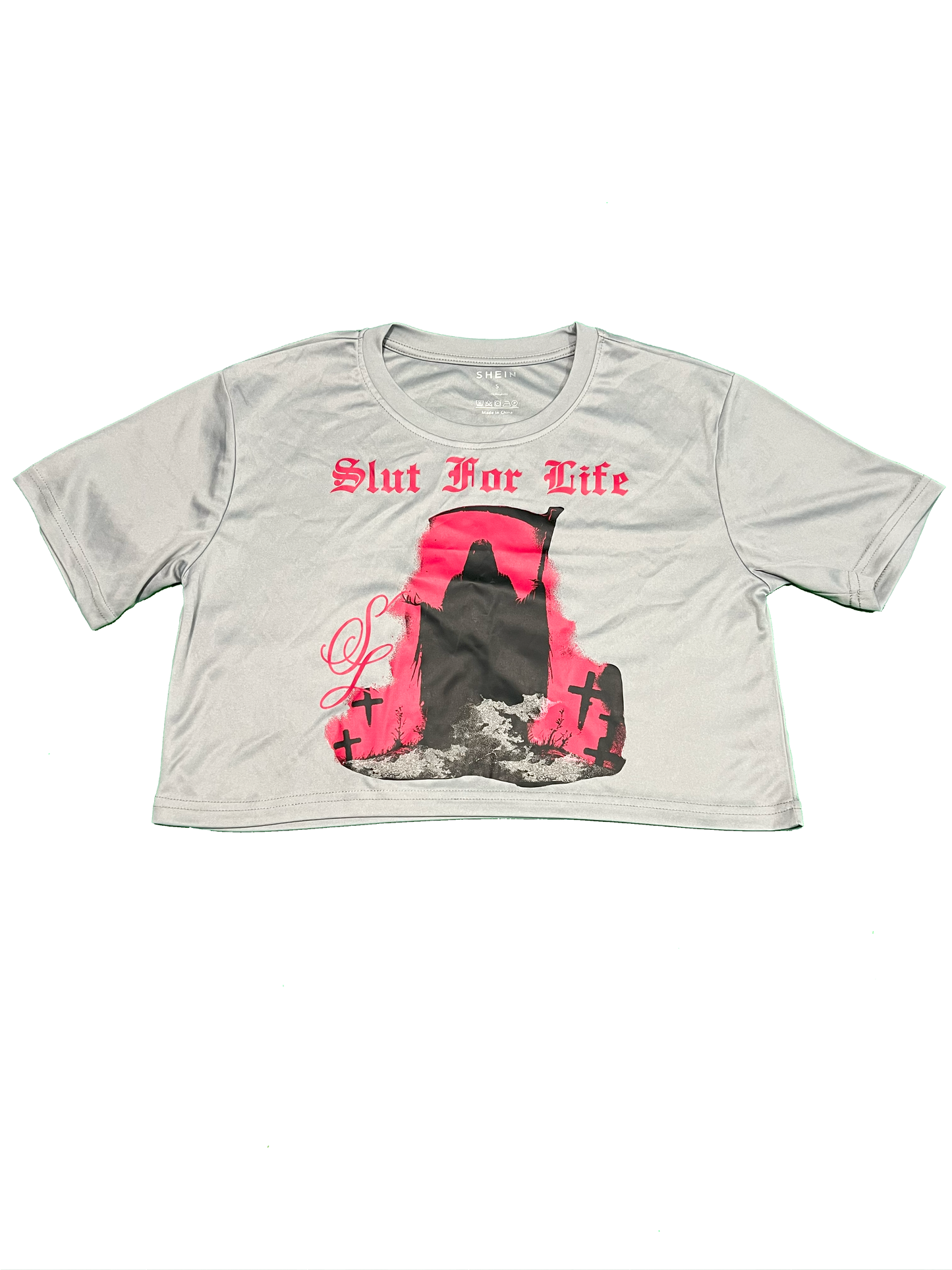 Slut for Life Crop Tee