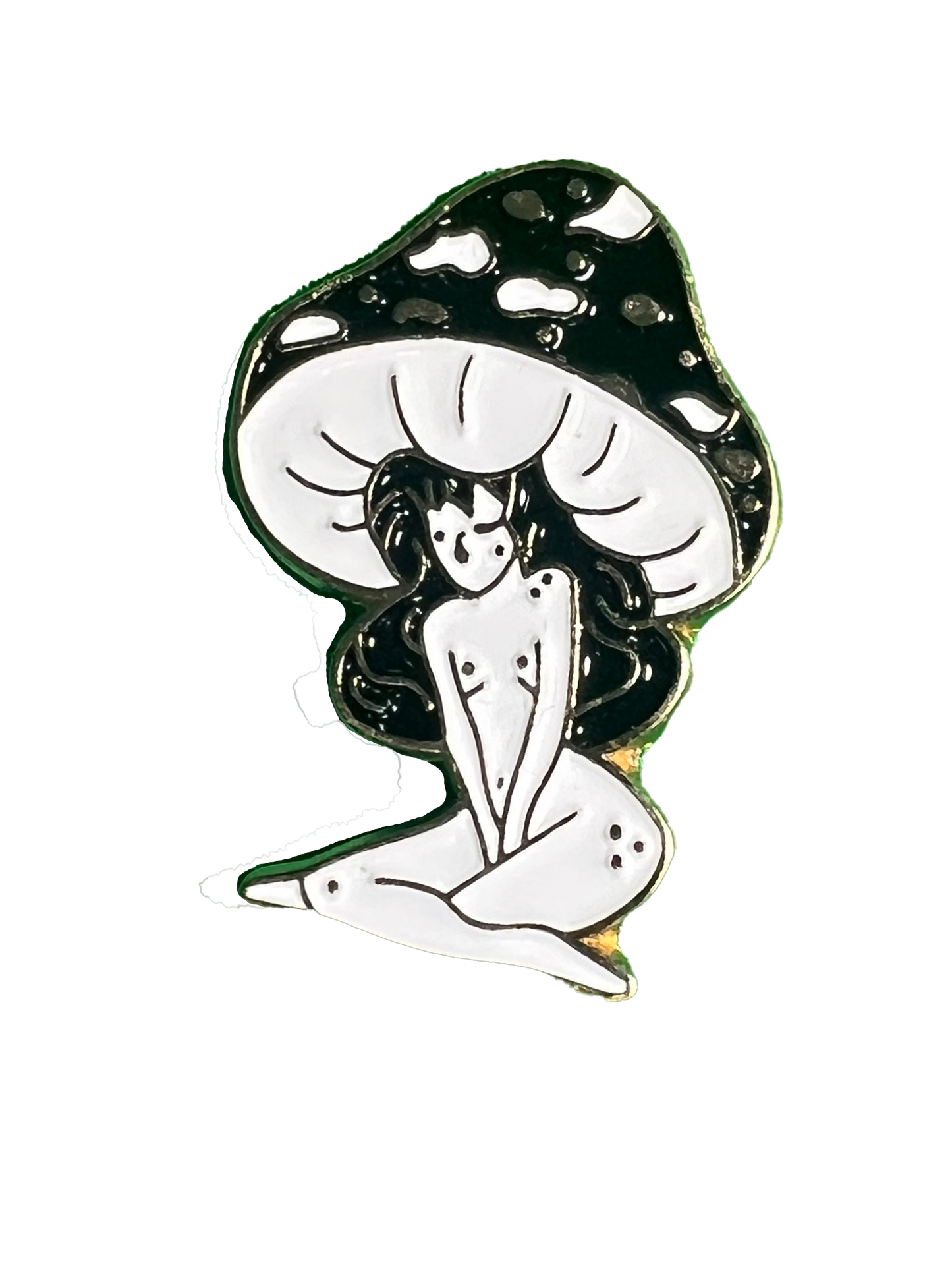 Mushroom Lady Pins
