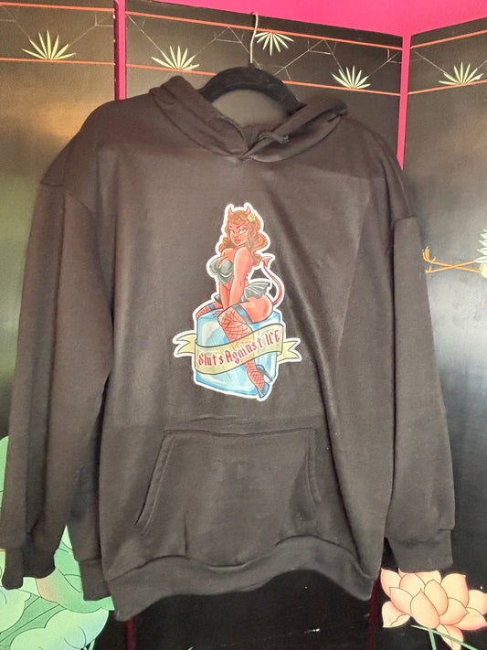 Sluts Against ICE Hoodie