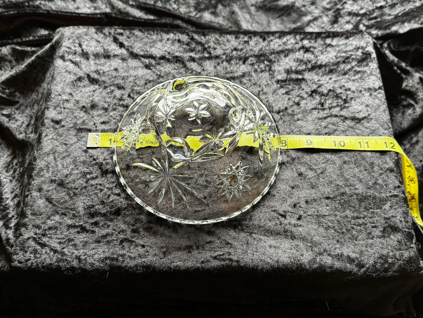 Anchor Hocking Star of David Footed Dish