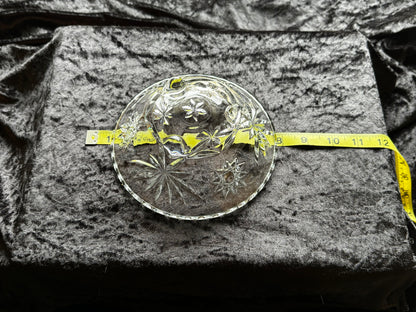 Anchor Hocking Star of David Footed Dish