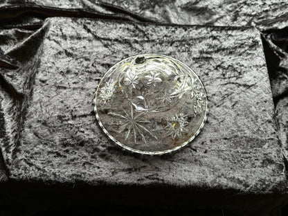 Anchor Hocking Star of David Footed Dish