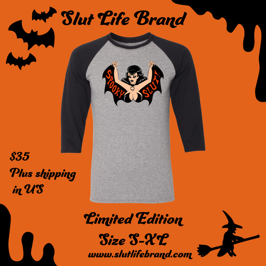 Raglan Spooky Slut Tee