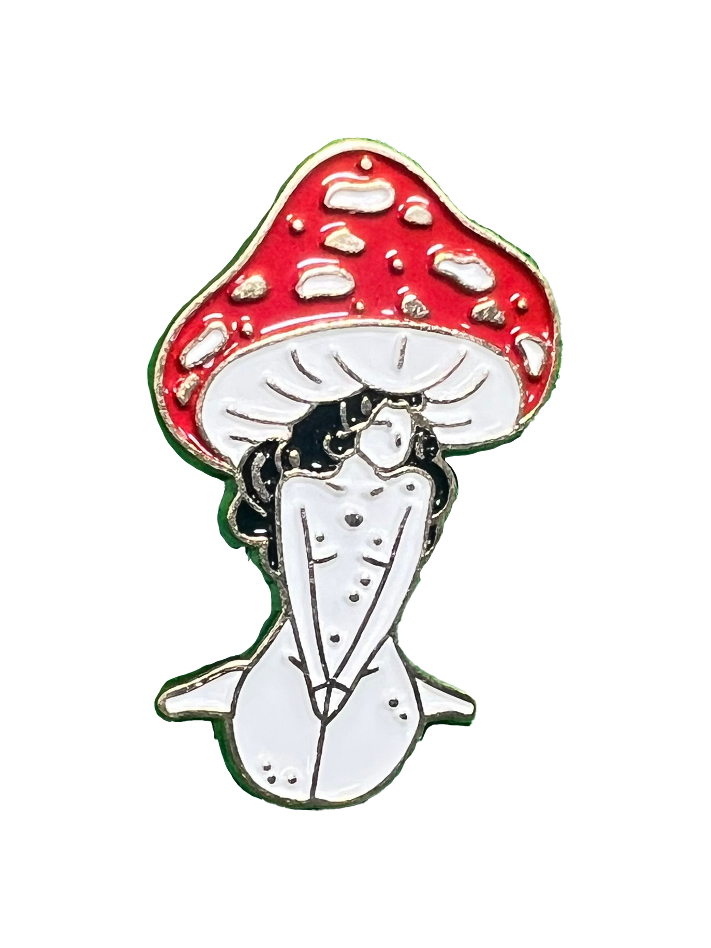 Mushroom Lady Pins