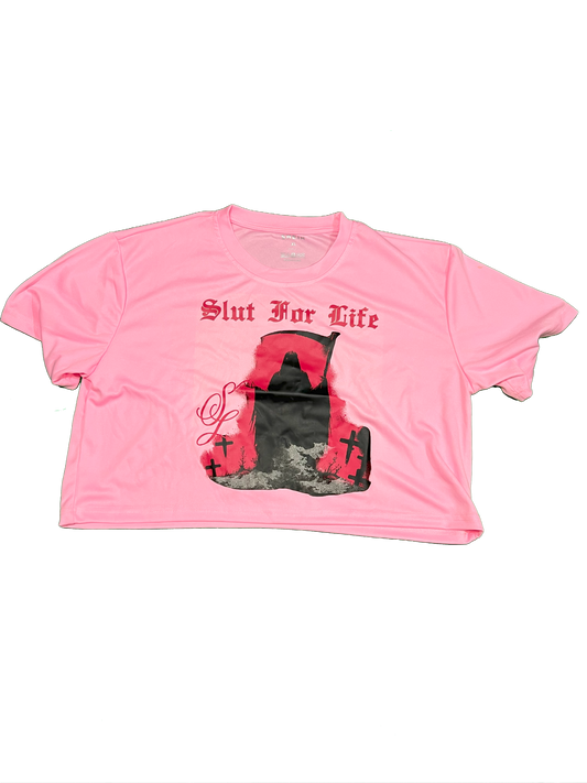 Slut for Life Crop Tee